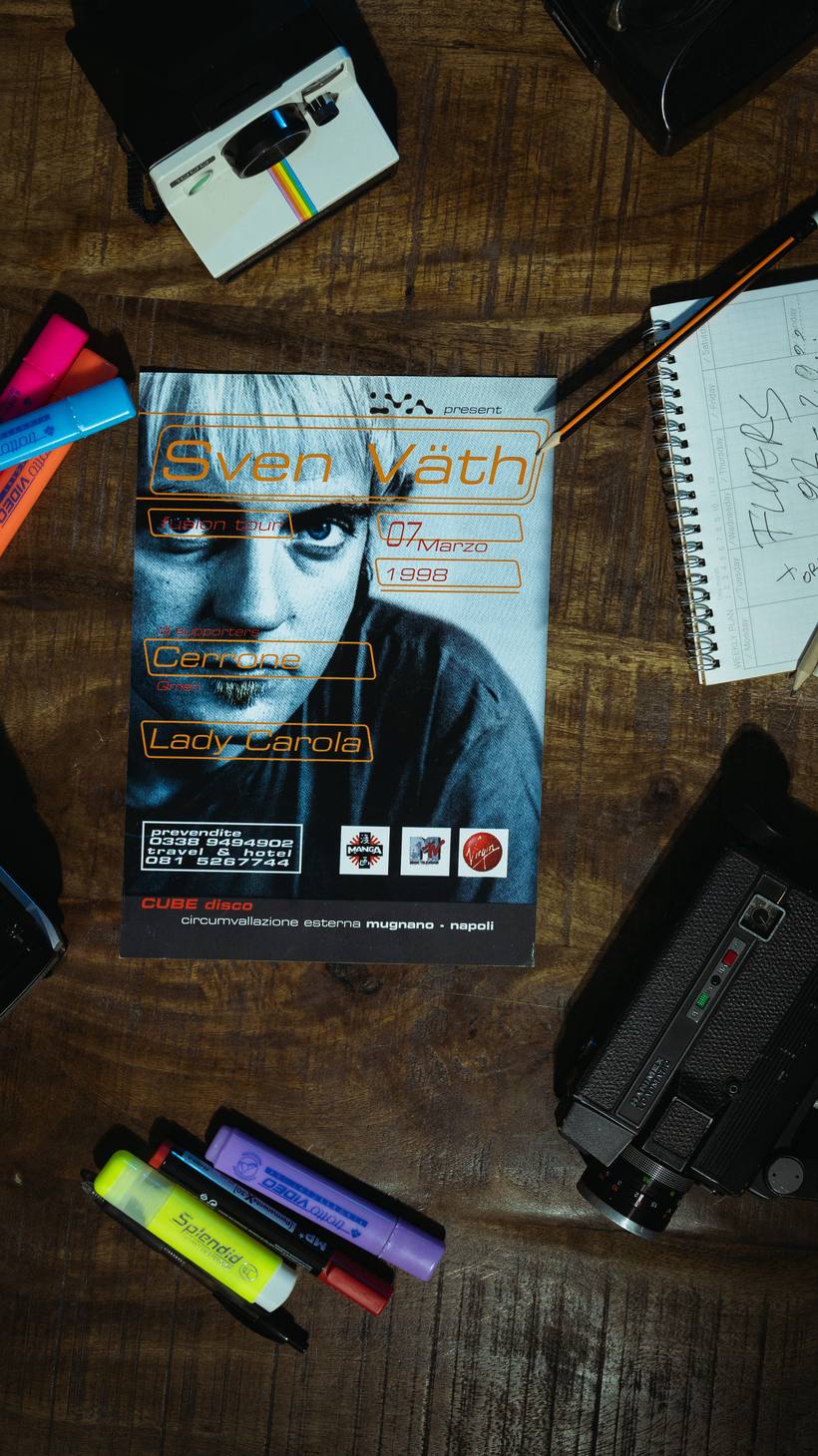 Orbeat archive flyer 22, Naples electronic music, 1996–2010